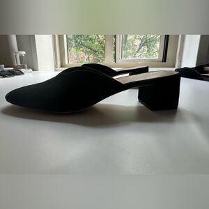 Mules Low Heels Suede all-leather Loeffler Randall made in Italy like new